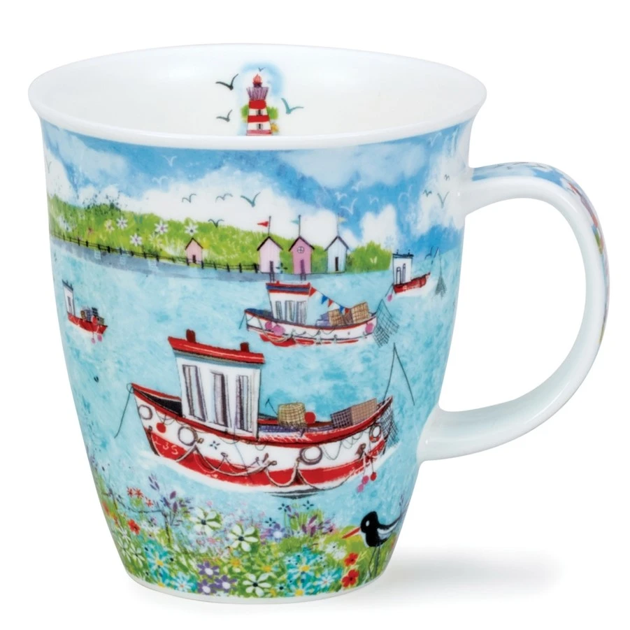 DUNOON Nevis Coastal View Fishing Boats Mug 1 DUNOON Nevis Coastal View Fishing Boats Mug