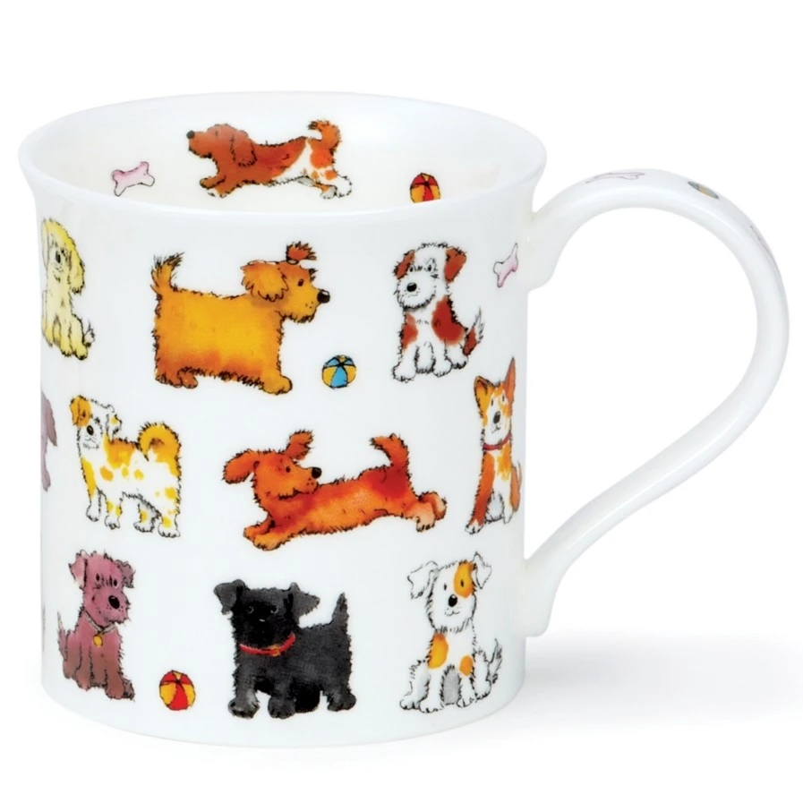 DUNOON Bute Playful Pups Mug 1 DUNOON Bute Playful Pups Mug
