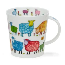 DUNOON Cairngorm Bright Bunch Sheep Mug
