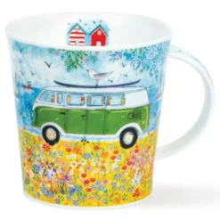 DUNOON Cairngorm Cool Campers Green Mug