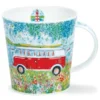 DUNOON Cairngorm Cool Campers Red Mug