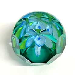 Caithness Hot House Blue Orchid Paperweight L20012 -Glassware Specialty Store 2 1606228831