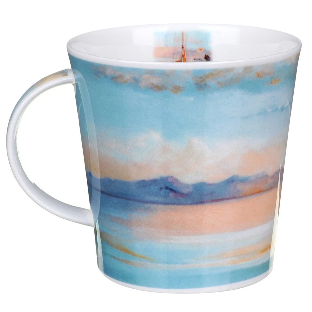 DUNOON Cairngorm Seascape Peach Mug* 3 DUNOON Cairngorm Seascape Peach Mug* - Image 3