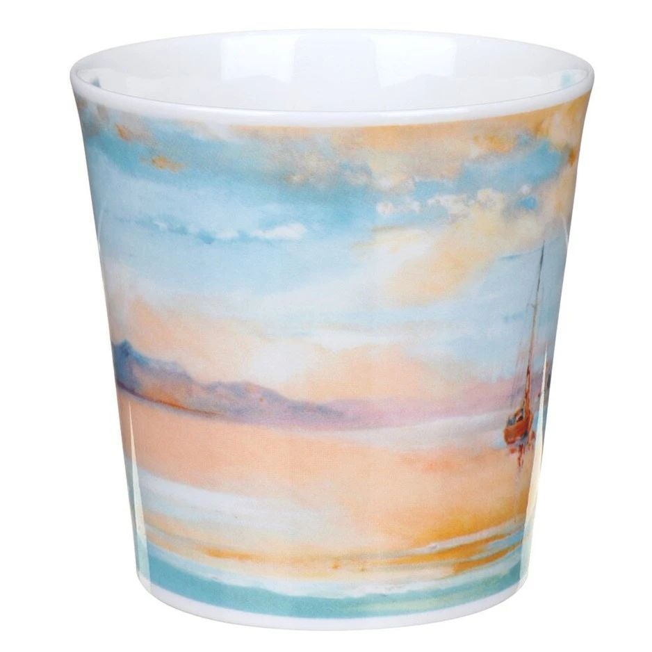 DUNOON Cairngorm Seascape Peach Mug* 4 DUNOON Cairngorm Seascape Peach Mug* - Image 4