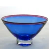 Twists Glass - Small Spirit Bowl Purple/Blue