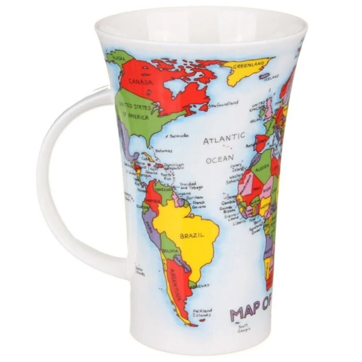 DUNOON Glencoe Map Of The World Mug 3 DUNOON Glencoe Map Of The World Mug - Image 3