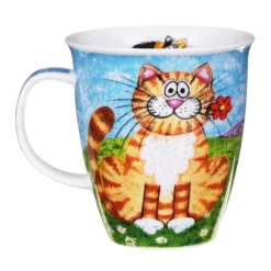 DUNOON Nevis Happy Cats Tortoiseshell (Tabby On Reverse) Mug -Glassware Specialty Store Picture51 1622202386