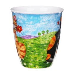 DUNOON Nevis Happy Cats Tortoiseshell (Tabby On Reverse) Mug -Glassware Specialty Store Picture52 1622202400