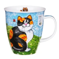 DUNOON Nevis Happy Cats Tortoiseshell (Tabby On Reverse) Mug -Glassware Specialty Store Picture53 1622202420