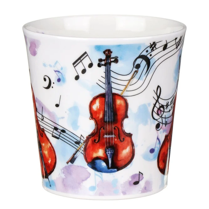 DUNOON Cairngorm Making Music Violin Mug 3 DUNOON Cairngorm Making Music Violin Mug - Image 3