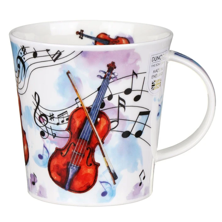 DUNOON Cairngorm Making Music Violin Mug 4 DUNOON Cairngorm Making Music Violin Mug - Image 4