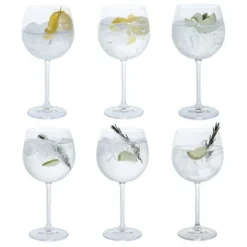 DARTINGTON Party Pack Of 6 Gin Copa Glasses ST3171/3/6PK