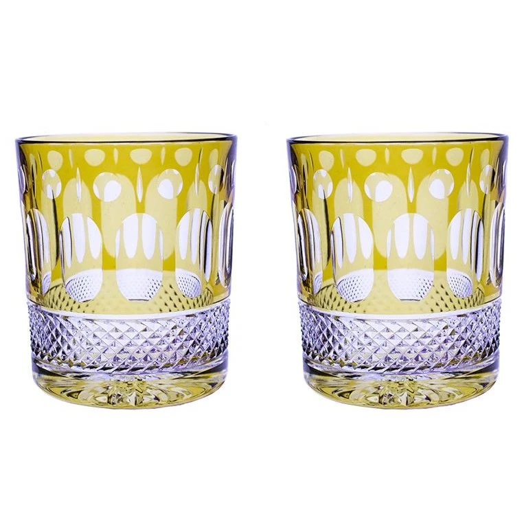 Royal Scot - Belgravia Large Tumbler Pair Amber Presentation Box 2 Royal Scot - Belgravia Large Tumbler Pair Amber Presentation Box - Image 2