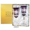 Royal Scot - Belgravia Flute Pair Mulberry Presentation Boxed