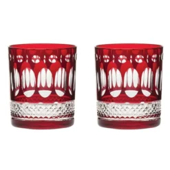 Royal Scot - Belgravia Large Tumbler Pair Ruby Presentation Box