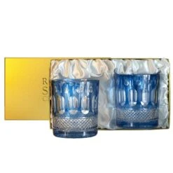 Glassware Specialty Store 17 Royal Scot - Belgravia Large Tumbler Pair Sky Presentation Box