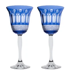 Royal Scot - Belgravia Large Wine Pair Sky Blue Presentation Box