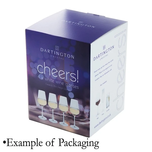 DARTINGTON Cheers! Red Wine Glass (4 Pack) ST3286/3/4PK 4 DARTINGTON Cheers! Red Wine Glass (4 Pack) ST3286/3/4PK - Image 4