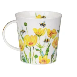 DUNOON Cairngorm Busy Bees Buttercup Mug -Glassware Specialty Store dunoon cairngorm ca busb bu busy bees buttercup mug07 copy 1 1593527301