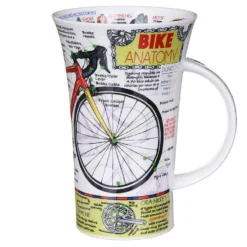 DUNOON Glencoe Bike Anatomy Mug -Glassware Specialty Store dunoon gl h bana glencoe bike anatomy01201 1644591613