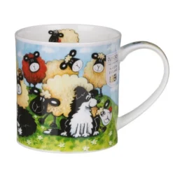 DUNOON Orkney Silly Sheep Brown Mug*
