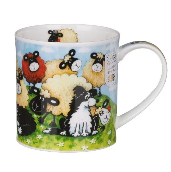 DUNOON Orkney Silly Sheep Brown Mug* 1 DUNOON Orkney Silly Sheep Brown Mug*