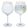 DARTINGTON Glitz Gold Gin & Tonic Copa Glass Pair ST3305/13/N/P