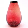 Twists Glass - Cascade Bud Vase Ruby