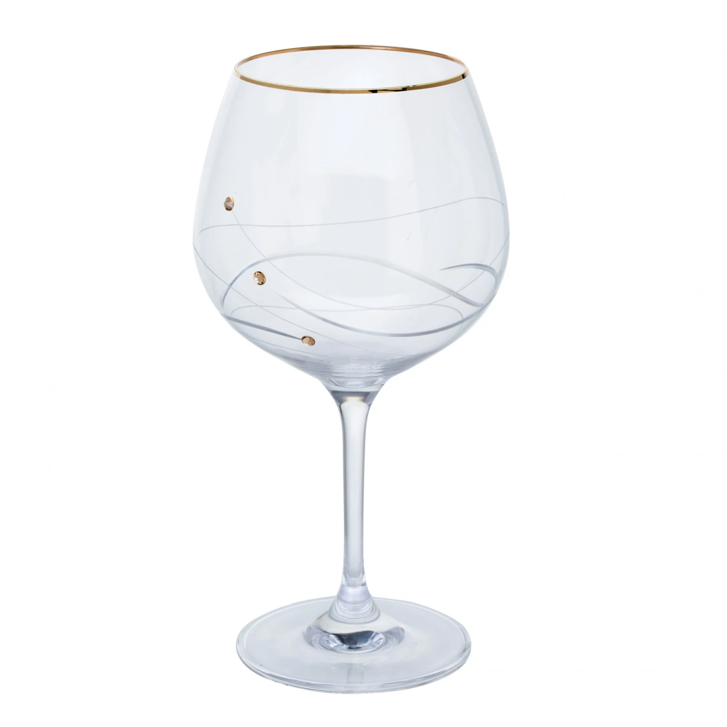DARTINGTON Glitz Gold Gin & Tonic Copa Glass Single ST3340/13 2 DARTINGTON Glitz Gold Gin & Tonic Copa Glass Single ST3340/13 - Image 2