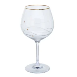 DARTINGTON Glitz Gold Gin & Tonic Copa Glass Pair ST3305/13/N/P -Glassware Specialty Store st3305 13 p glitz gold copa empty co lr 1646991021