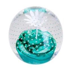 Caithness Floral Flower In The Rain Paperweight U22027 -Glassware Specialty Store u22027 flower in the rain white flower co 2 sml 1665665993