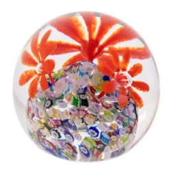 Caithness Millefiori Desert Flowers Paperweight U22028