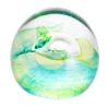 Caithness Abstract Mooncrystal Lime Green Paperweight U23017