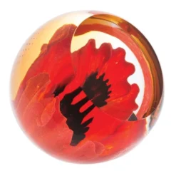 Caithness Floral Charms Red Poppy Paperweight U99191 -Glassware Specialty Store u99191 floralcharms poppy co 3 1621938771