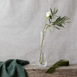 DARTINGTON Florabundance Single Rose Vase Optic VA2283/O -Glassware Specialty Store va2283 o single rose 1574434320