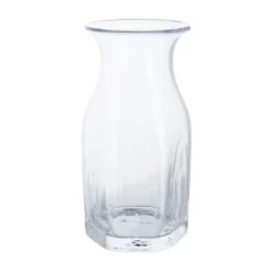 DARTINGTON Finbarr Hexagonal Vase Clear 21cm VA3390/CL