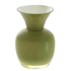 DARTINGTON Little Treasures Olive & White Vase VA3422/GRN/W